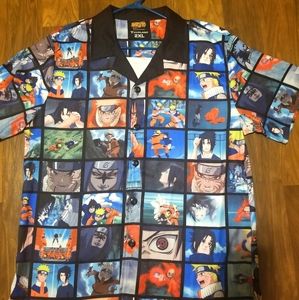 Naruto X Hypland Final Valley Button Up 2XL